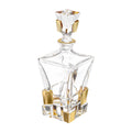 European Crystal Square Whiskey Decanter 28oz N618747