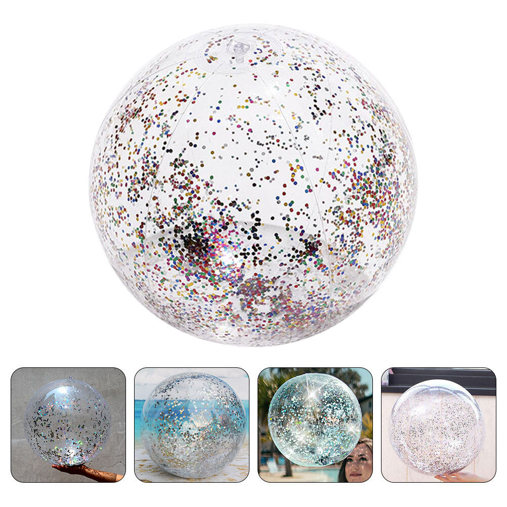 Transparent PVC Inflatable Beach Ball A41127