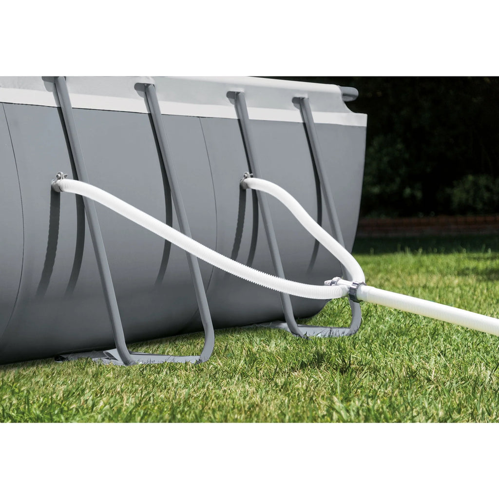 24' x 12' x 52 Rectangular Frame Swimming Pool with Pump H4423