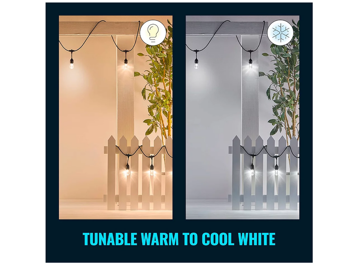 48ft Outdoor WiFi Color String Lights C86316