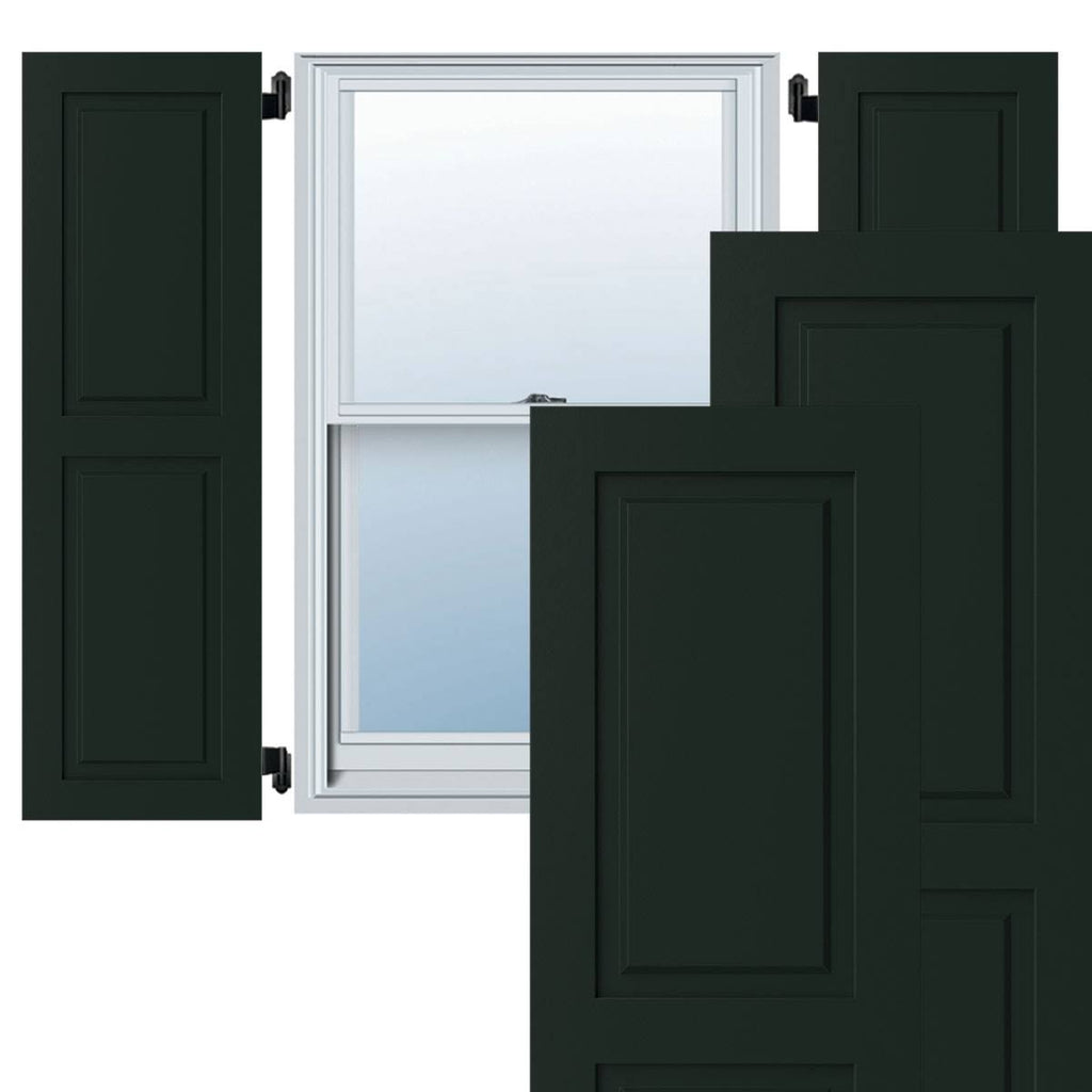 12x22W x 78x22H Exterior Composite Raised Panel Shutters (Per Pair) P4416
