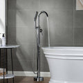 Chrome Freestanding Tub Faucet with Hand Shower S404