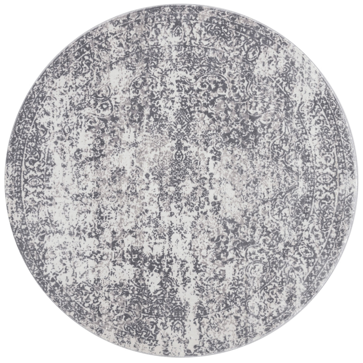 Silver Lt. Grey 7'10 x 7'10 Rug T646