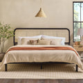 Black King Platform Bedframe E218993