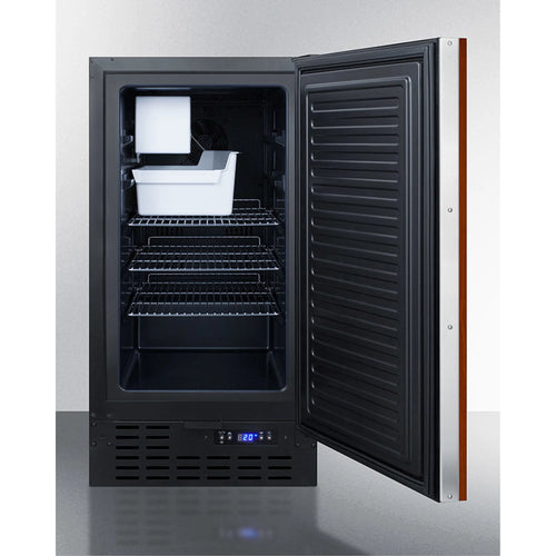 18" Wide ADA Compliant Built-In Undercounter Manual Defrost Crescent Icemaker with Panel-Ready Door K936880