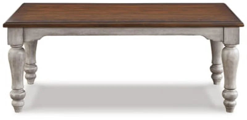 Antique Gray Brown Coffee Table G25509