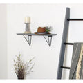Weathered Gray Wall Shelf S15968