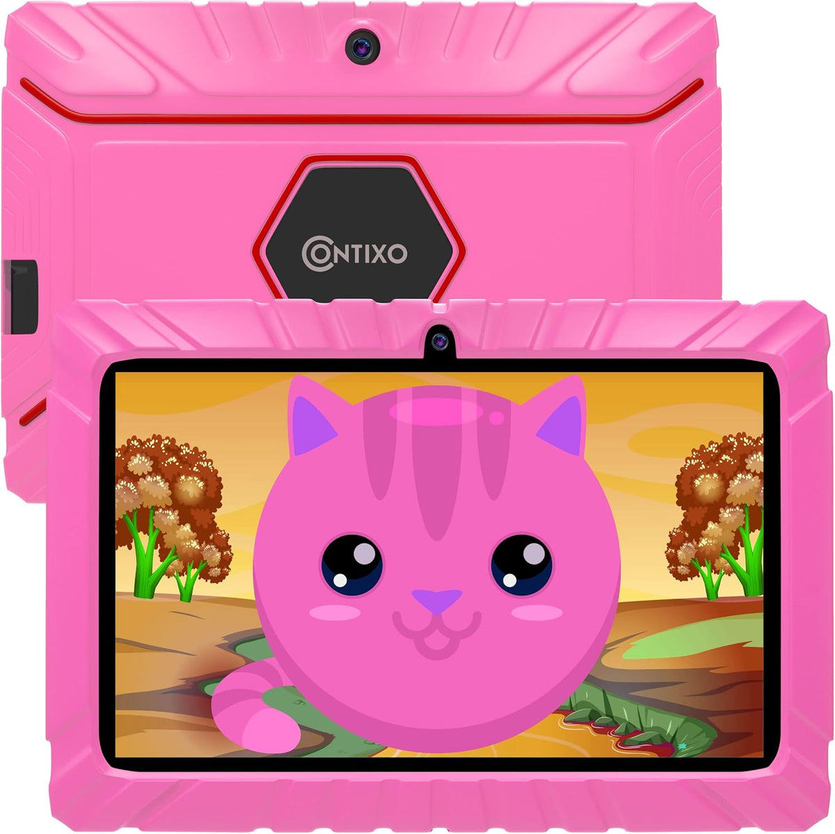 Pink 7-inch Kids Tablet Pack of 2 E9251