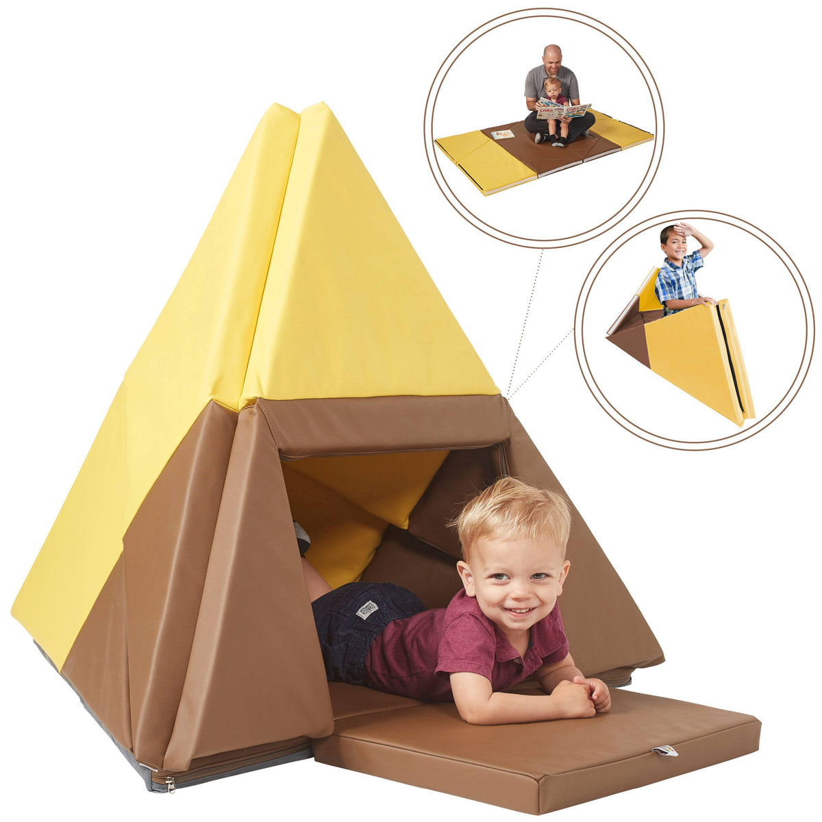 Tent, Canoe and Tumbler Too Activity Play Mat H266212