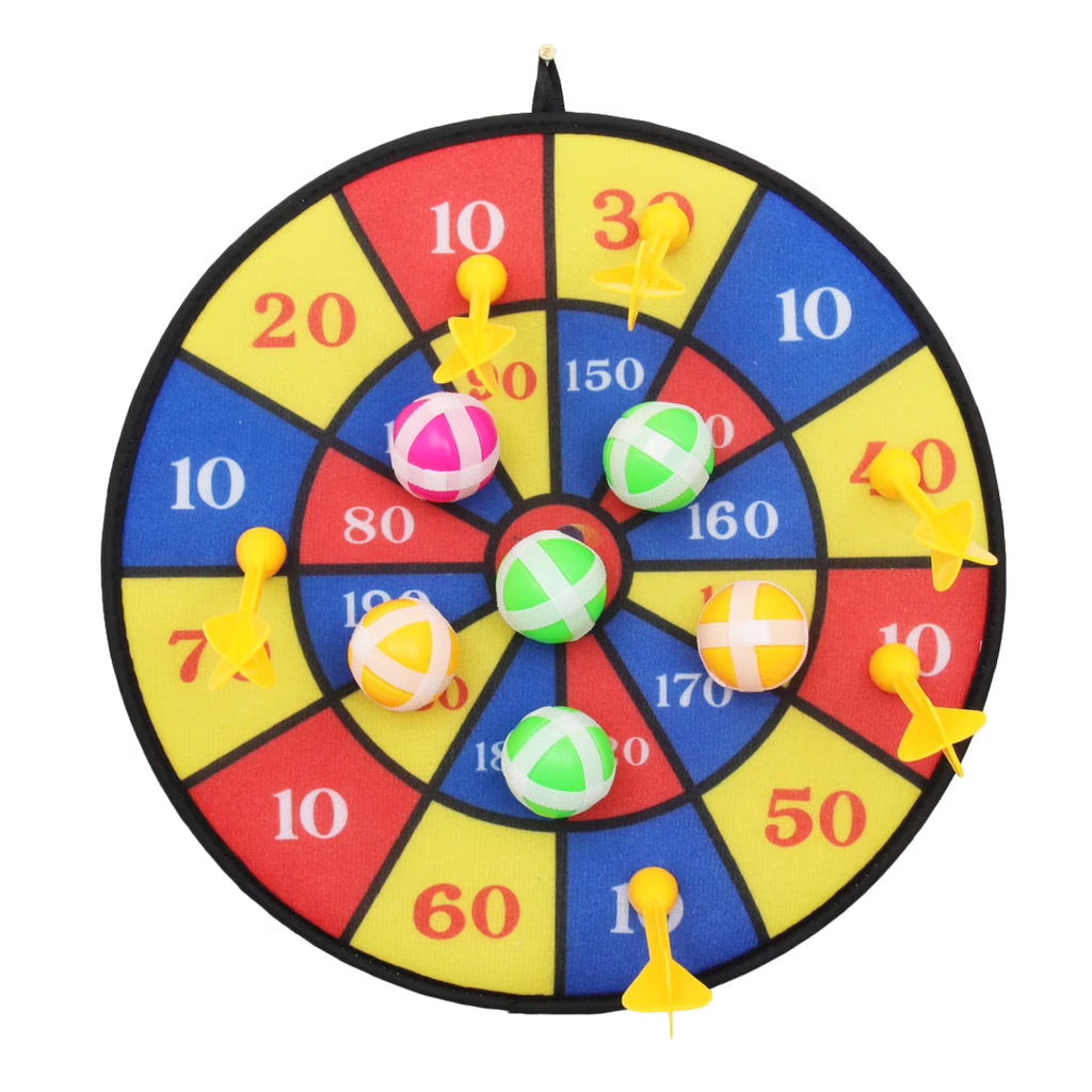 Flocking Dart Board with 4pcs Darts Dartboard Set M390