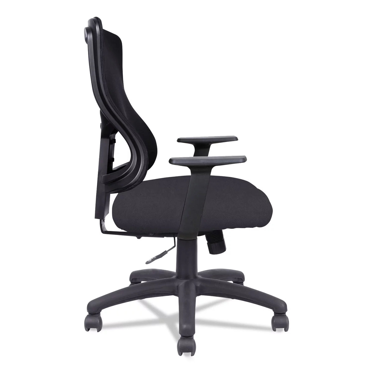 Black Mesh Mid-Back Swivel Tilt Chair O562858