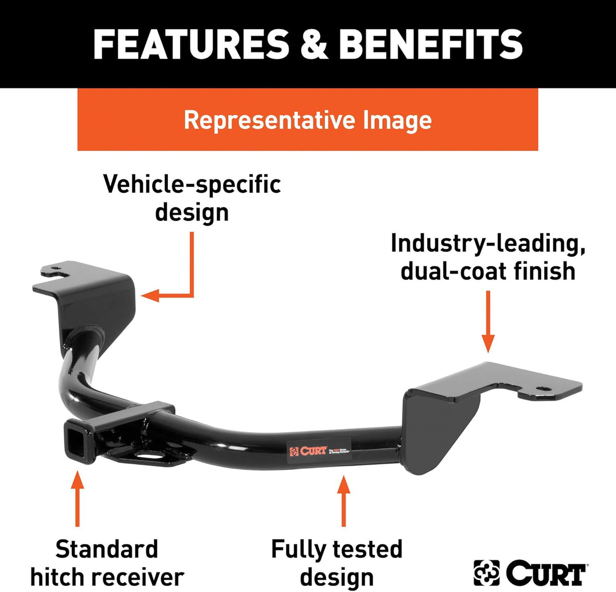 Class 1 Trailer Hitch with 1-1/4-Inch Receiver G898