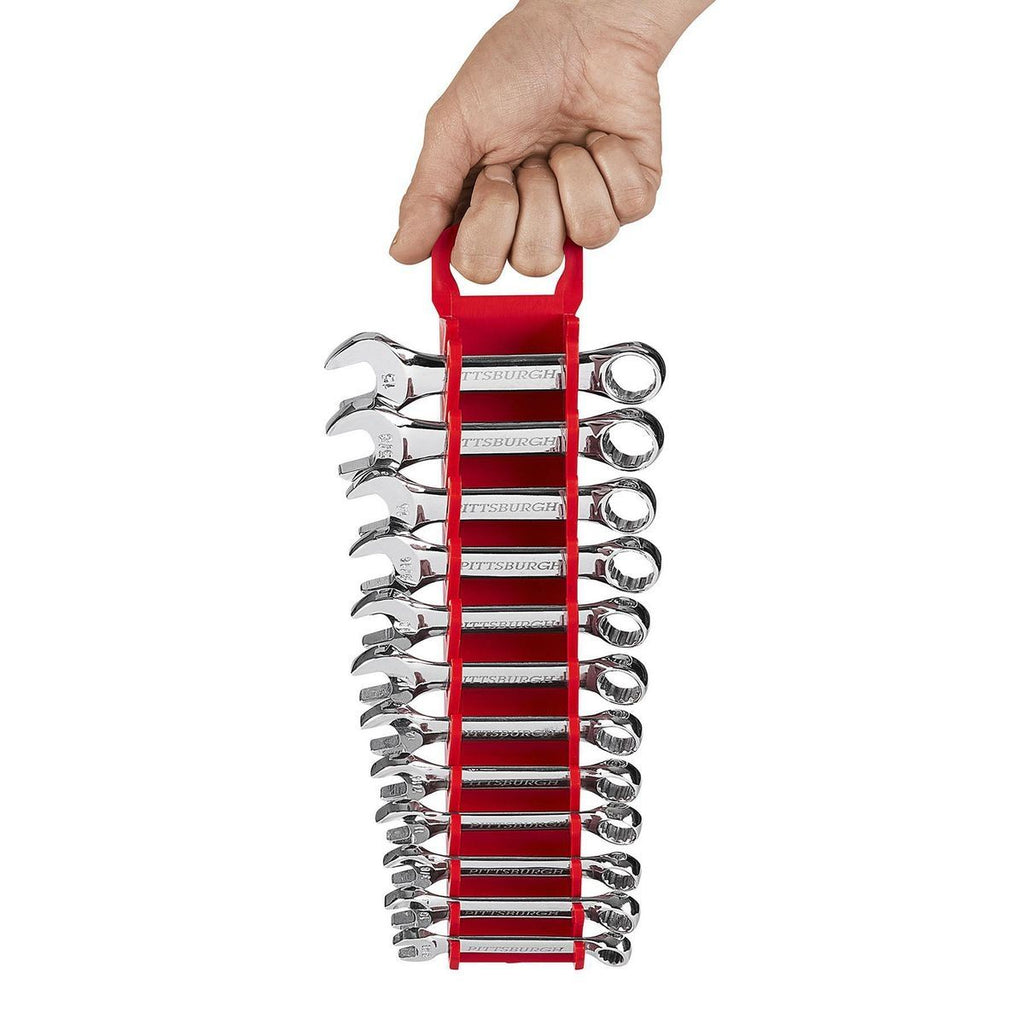 12 Slot Stubby Wrench Organizer, 2 Piece Y62197