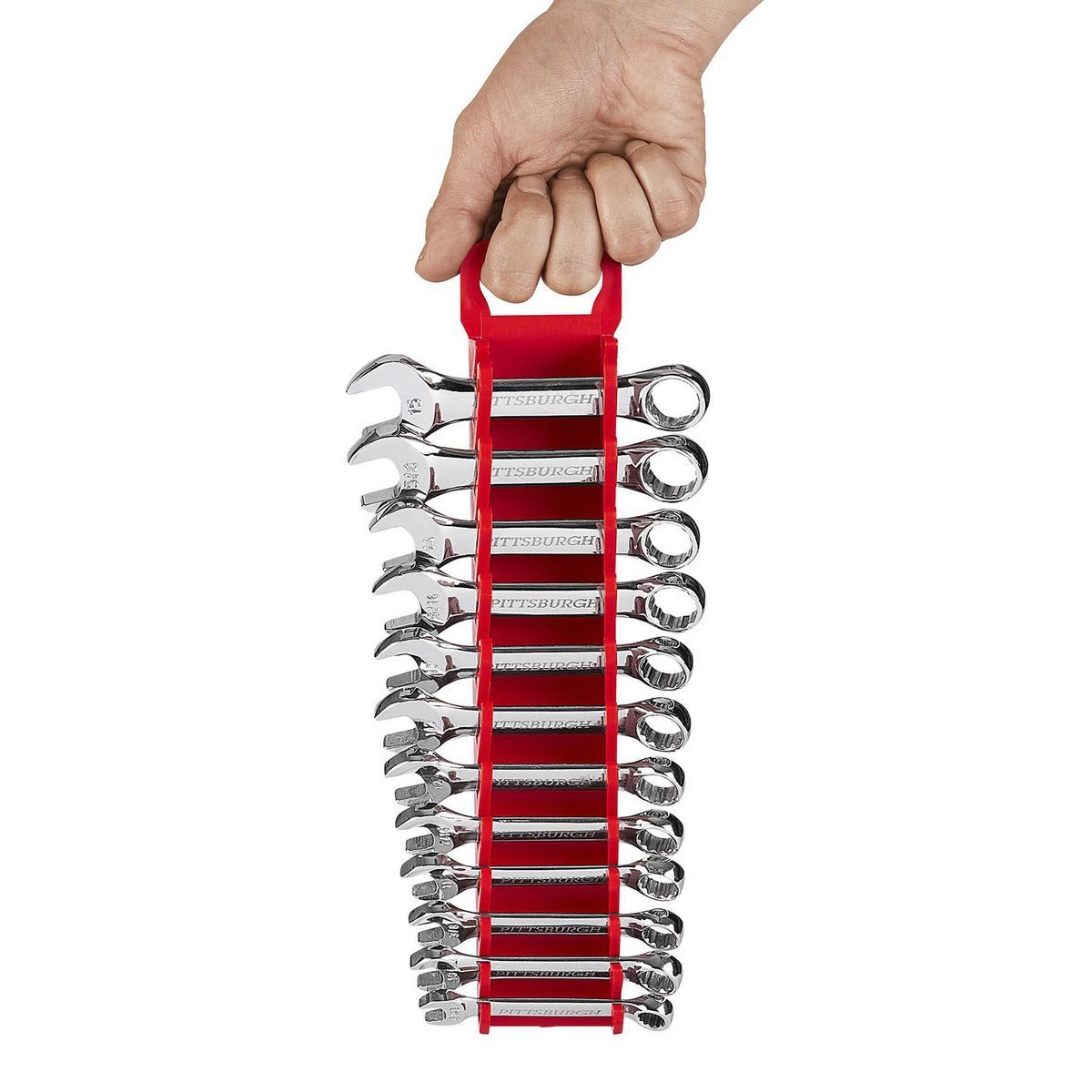 12 Slot Stubby Wrench Organizer, 2 Piece Y62197