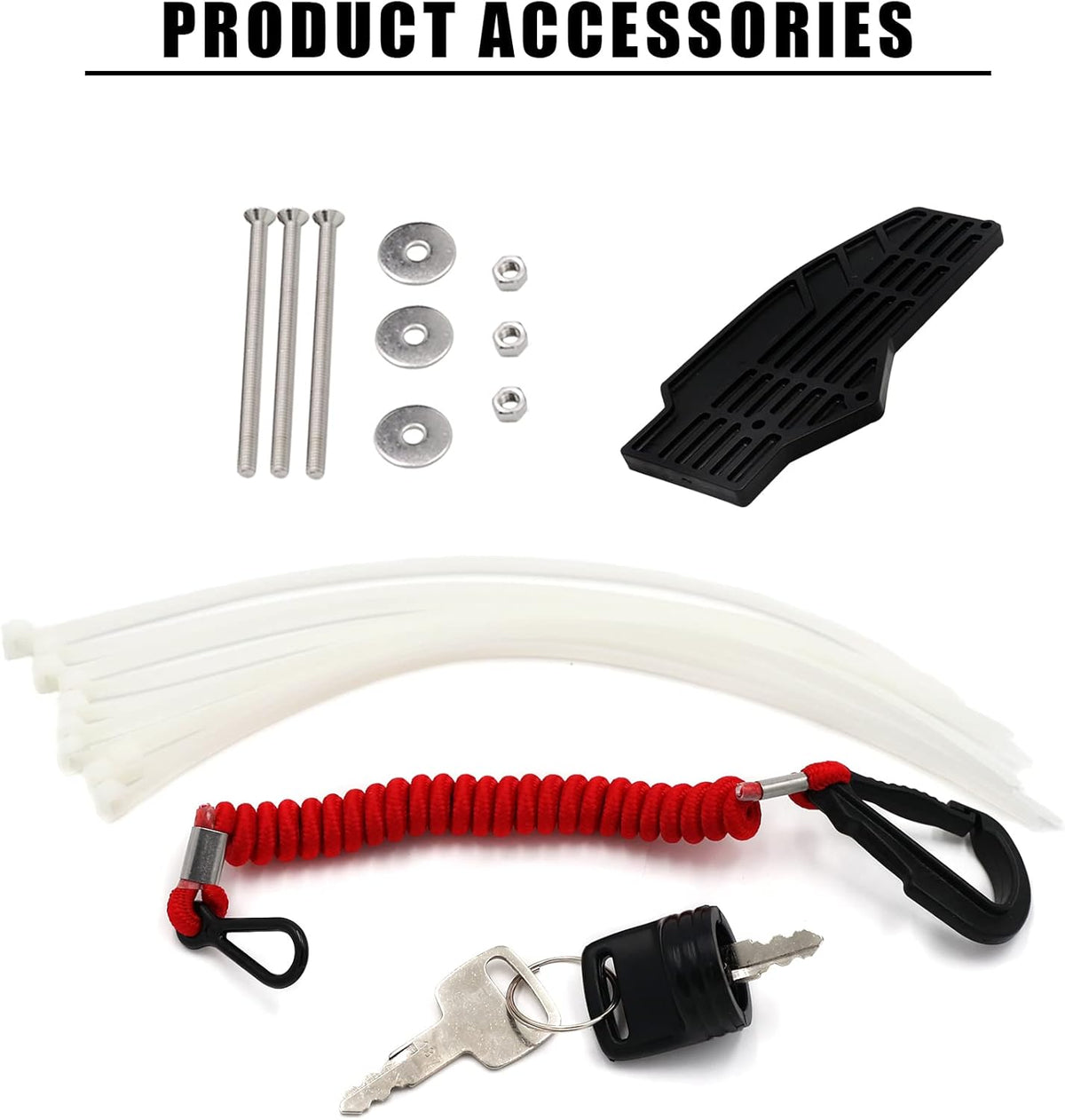 Outboard Remote Control Box with Side Mount, 8Pin Cable, Emergency Lanyard Y27100