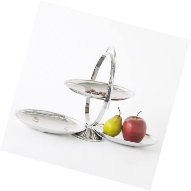Silver Folding Cake Stand T194905