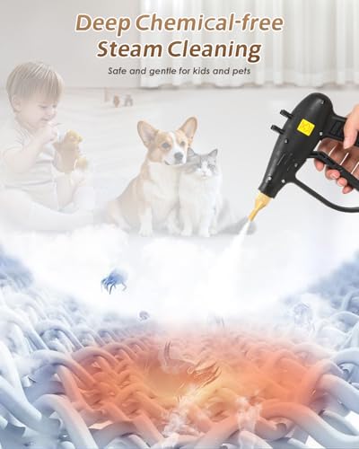 1500W Handheld Portable Pressurized Steam Cleaner V495799