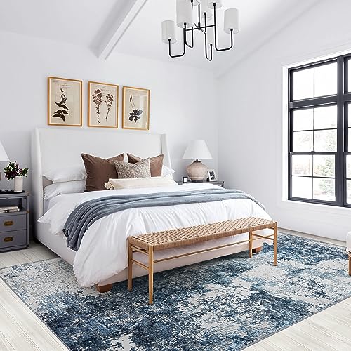 9x12 Washable Area Rug with Anti-Slip Backing P736502