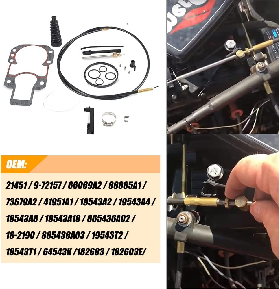 Intermediate Lower Shift Cable Kit Pack of 2 H7258