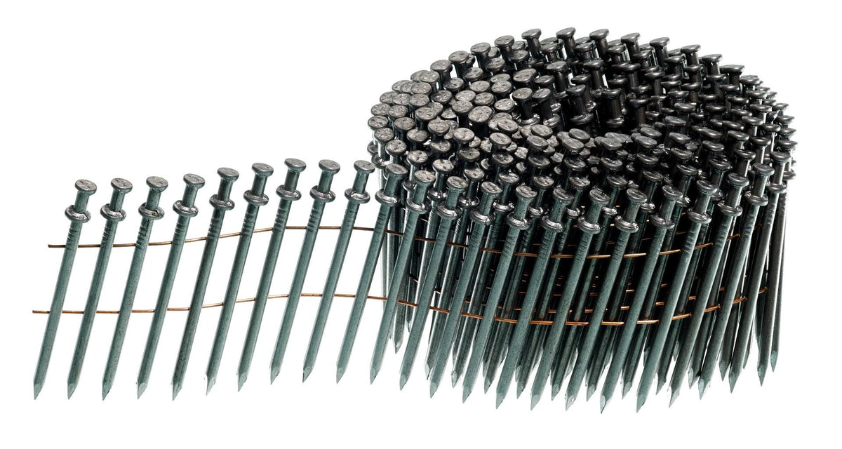 Duplex Smooth Shank Coil Nails, 3,600 per Box J8353