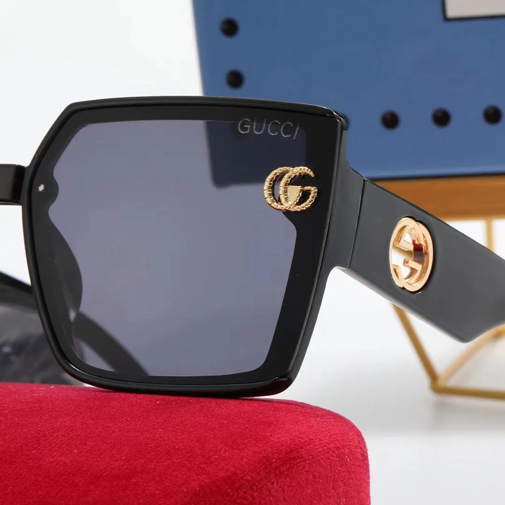 Double G Graffiti Printing Sunglasses T8604