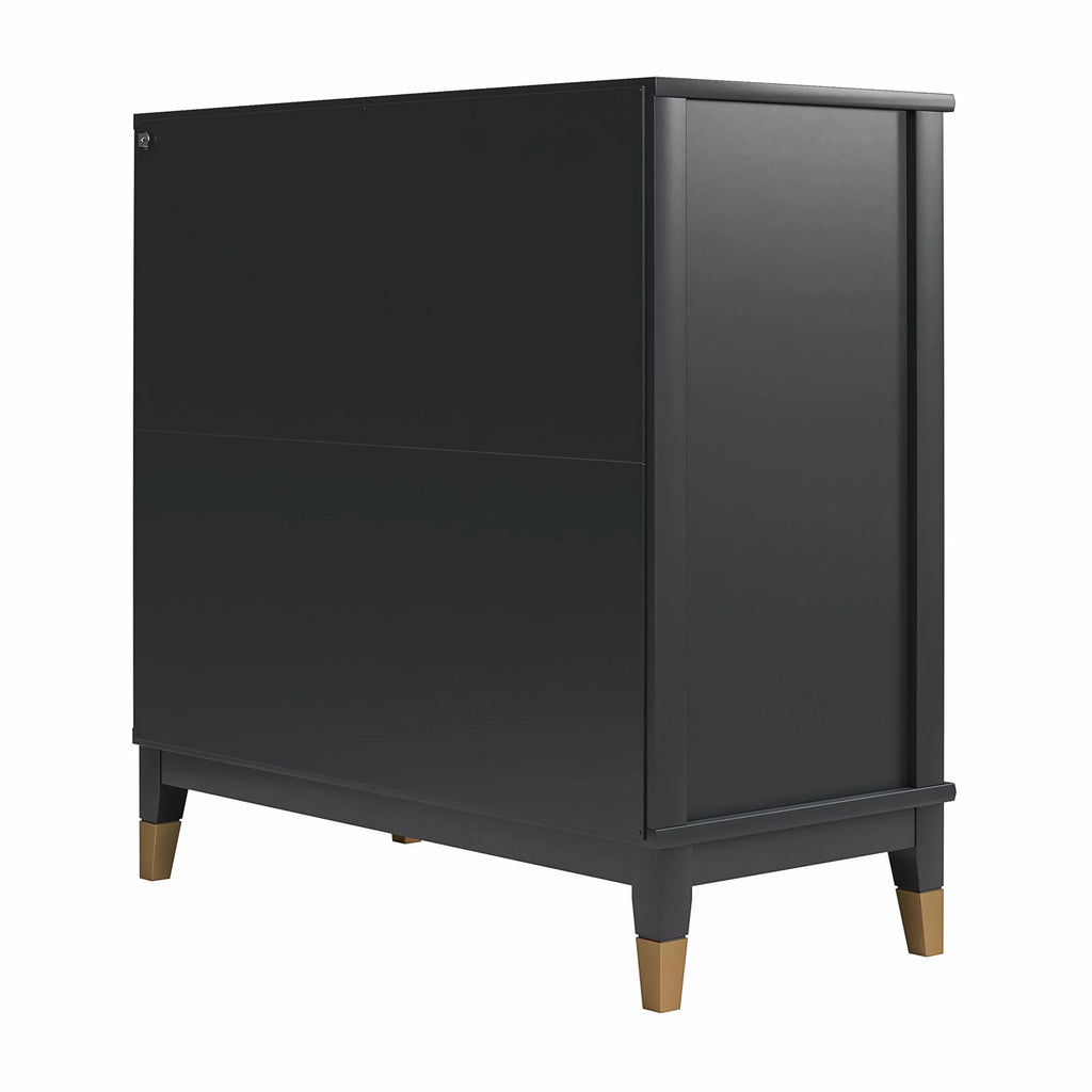 Black 2-Door Accent Cabinet P109674