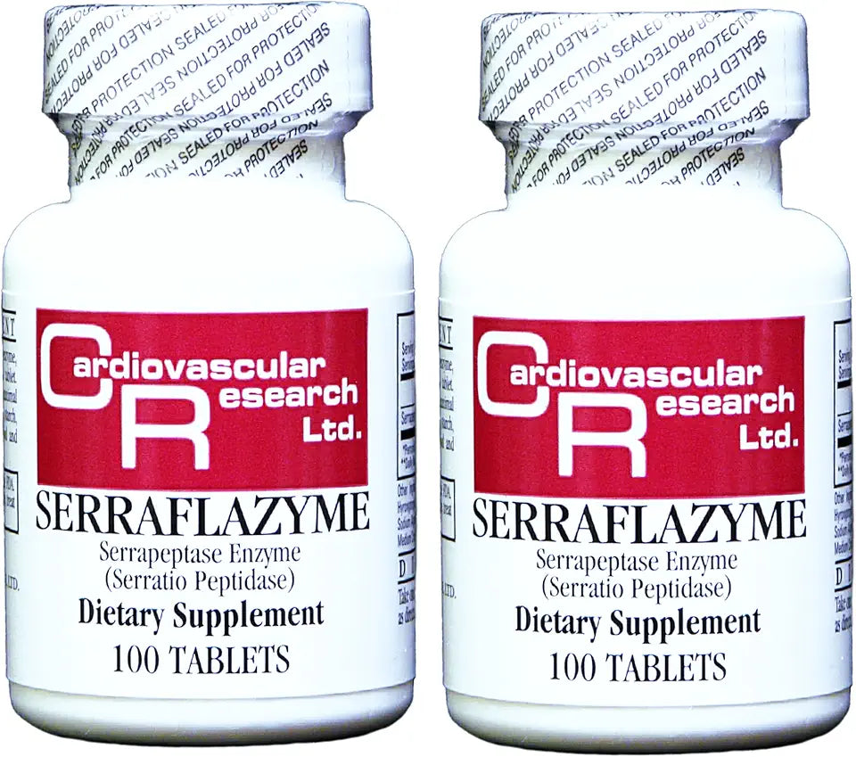Serrapeptase Enzymes 5 mg Tablets 100 x 2 Packs O543