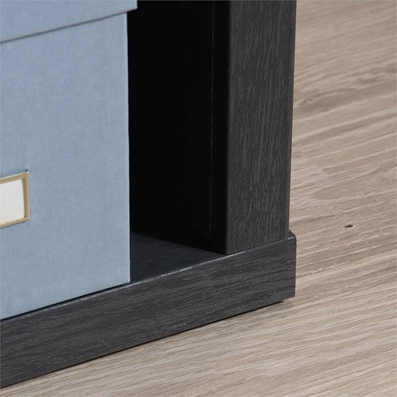 3-Shelf Engineered Wood Bookcase in Raven Oak Z4934