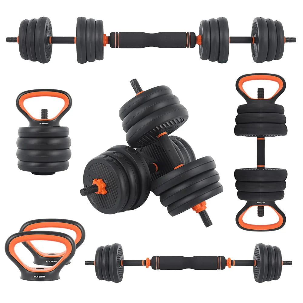 Adjustable Dumbbell Barbell Kettlebell Set K6647