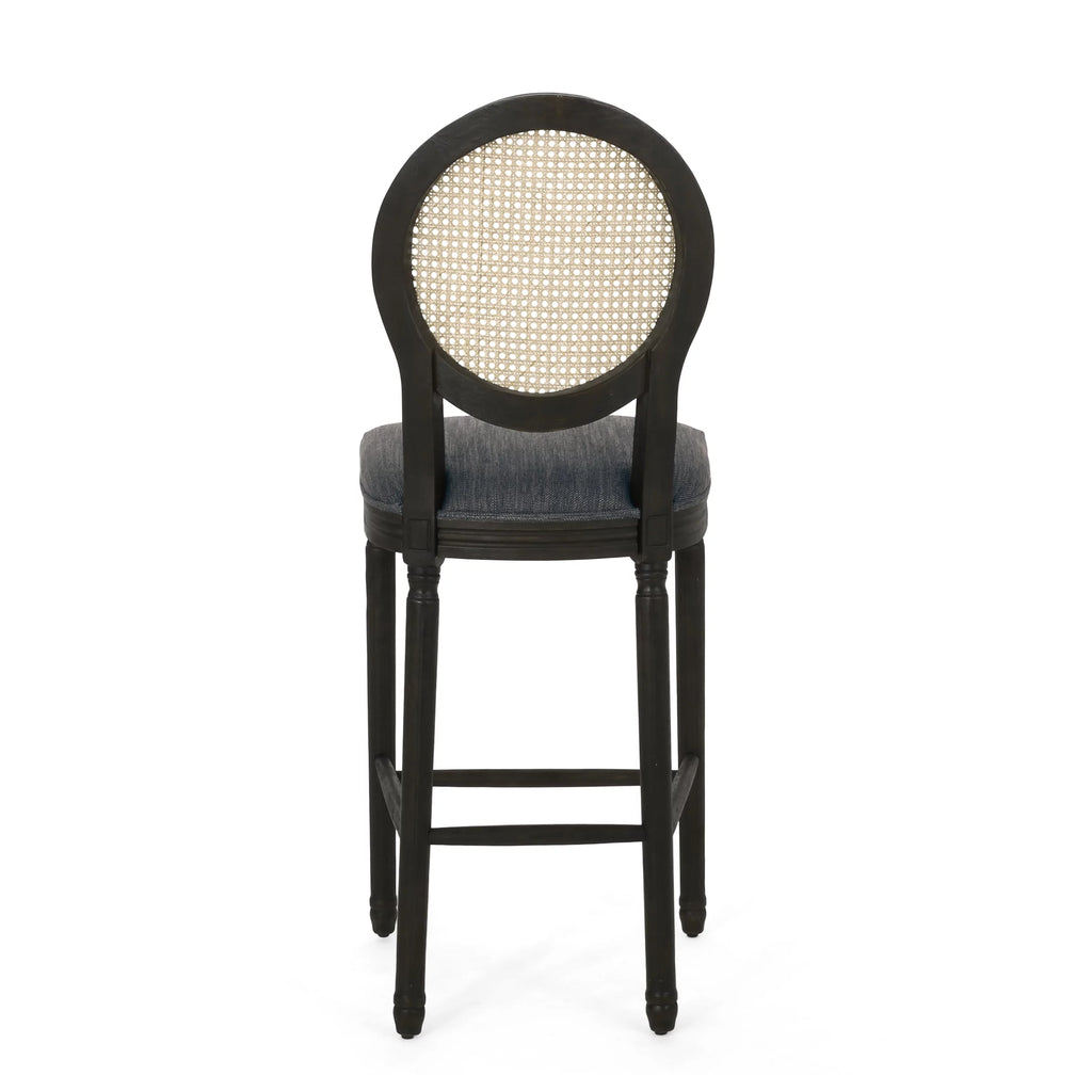 Upholstered Wood Barstools Set of 2 X512