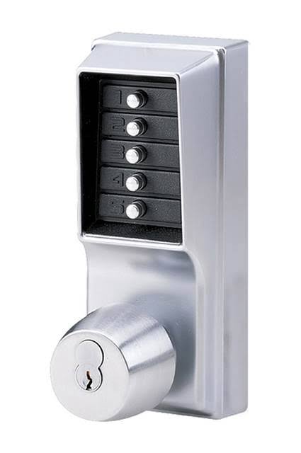 Mechanical Keyless Pushbutton Door Lock with Knob R1725