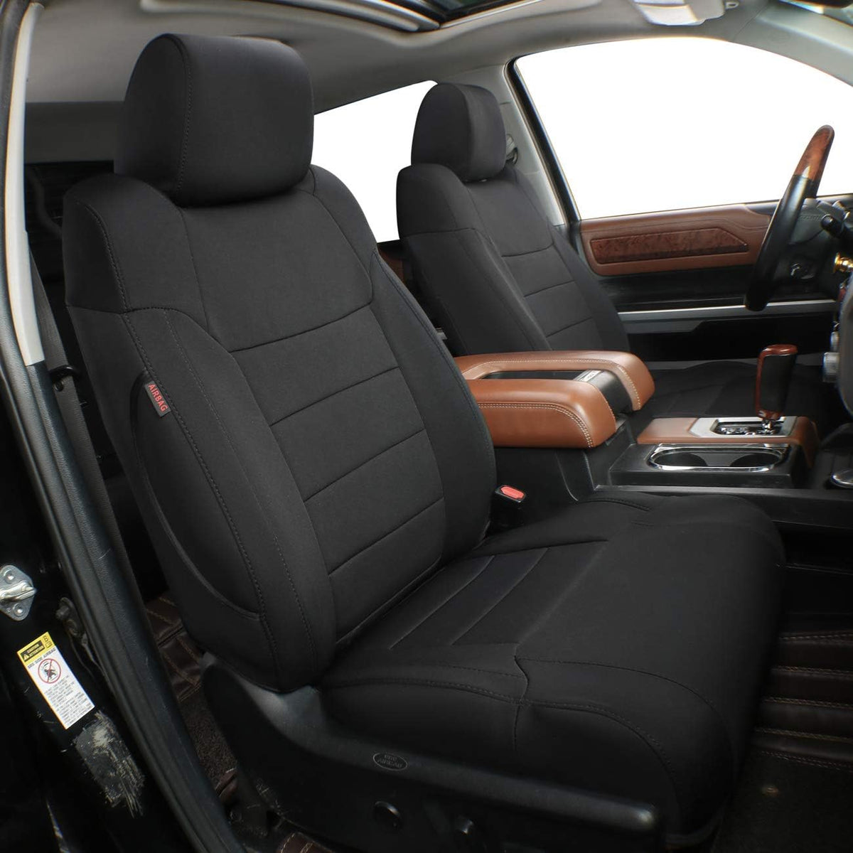 Beige Leatherette Car Seat Covers for Honda CRV 2015 2016 U3355