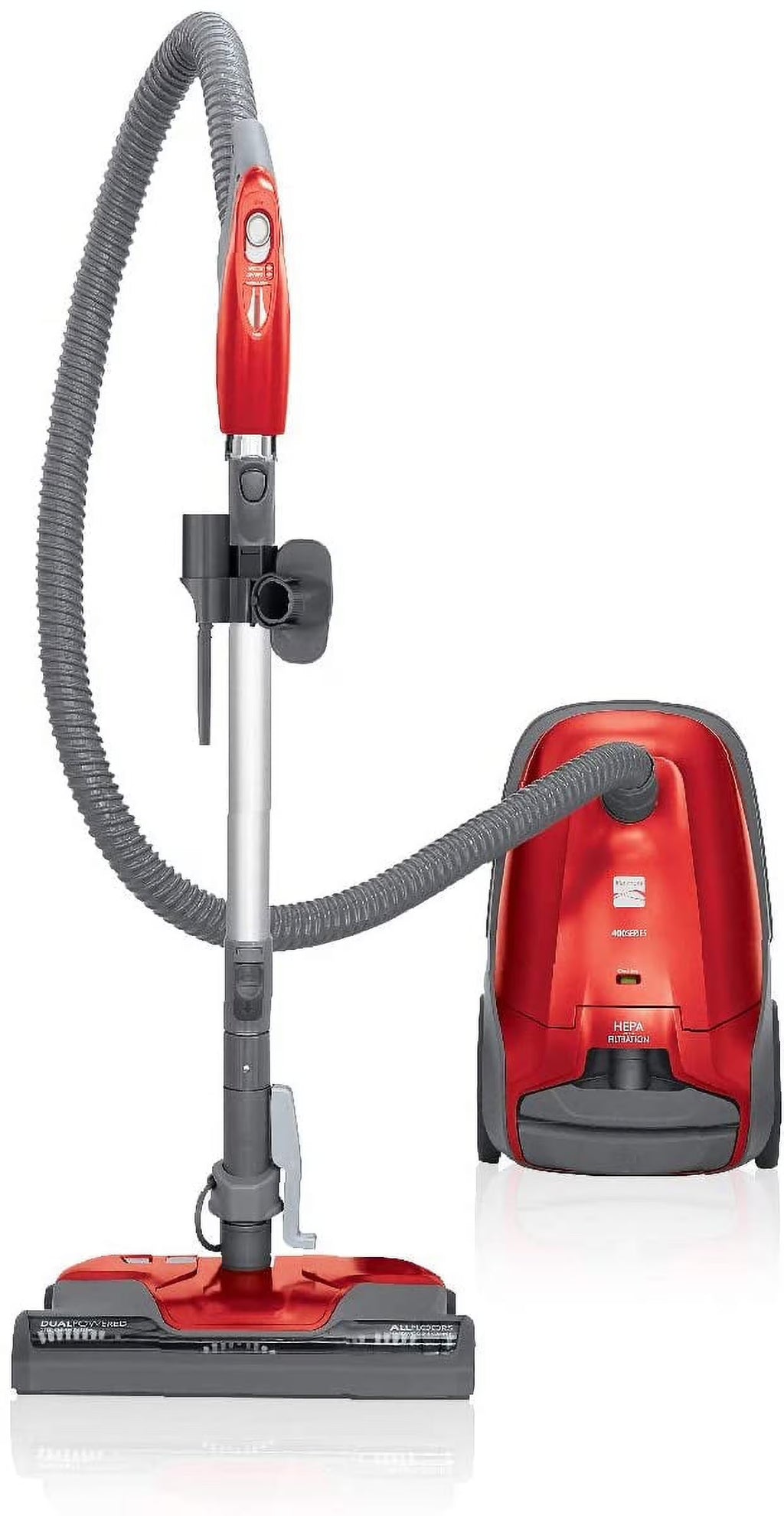 Red Bagged Canister Vacuum Cleaner I216