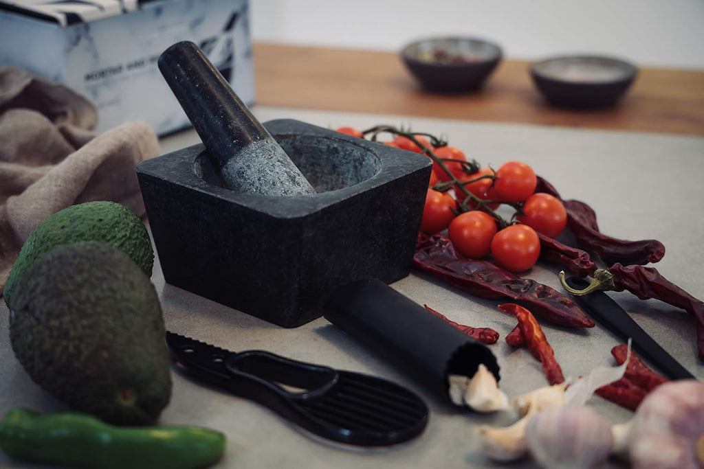 Large Granite Mortar and Pestle Set, Pack of 2 G8615