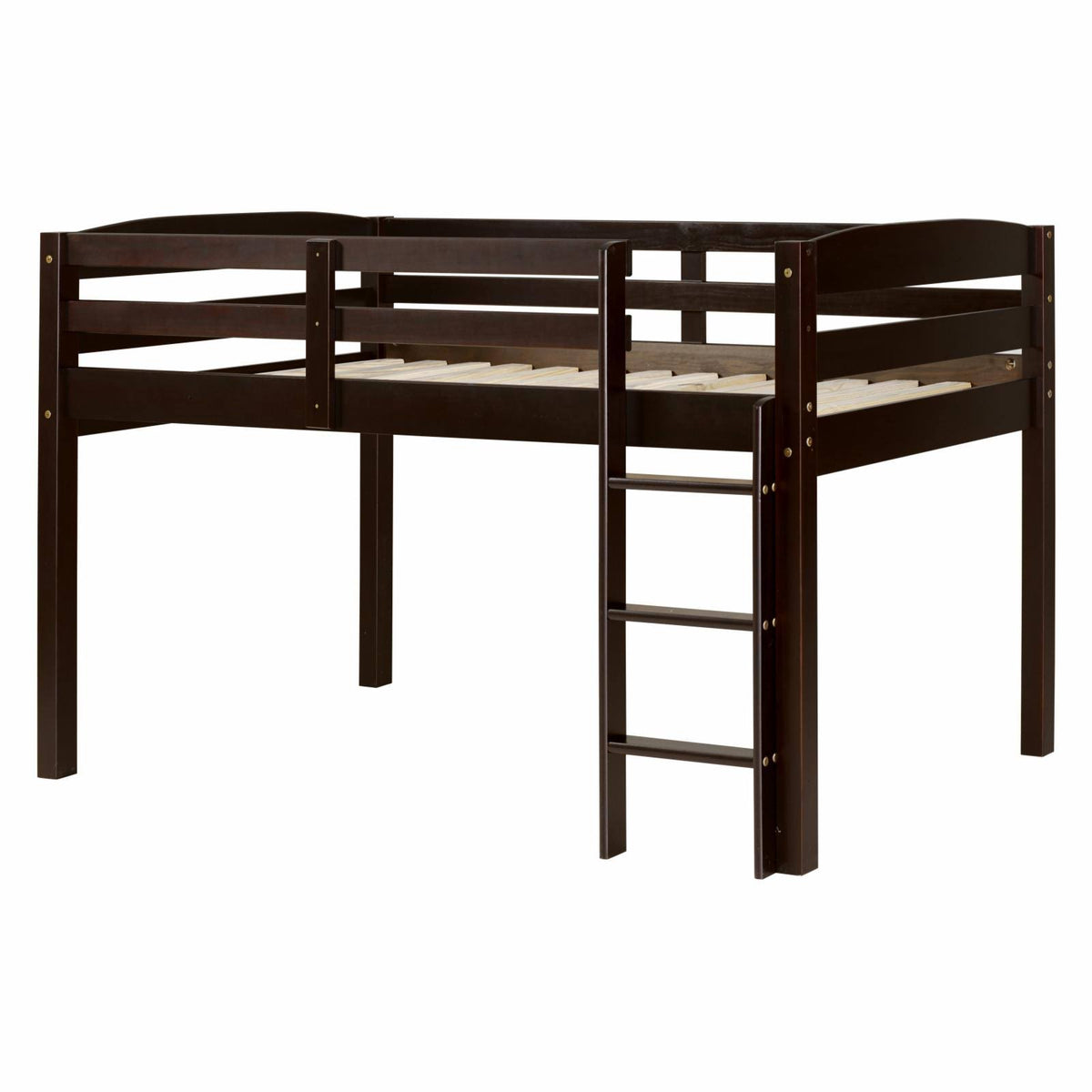 Junior Loft Bed Twin Cappuccino Q9576