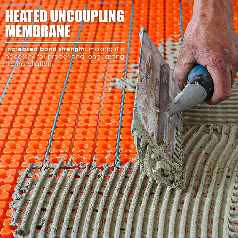 Heated Floor Uncoupling Membrane 54 SQFT V53139
