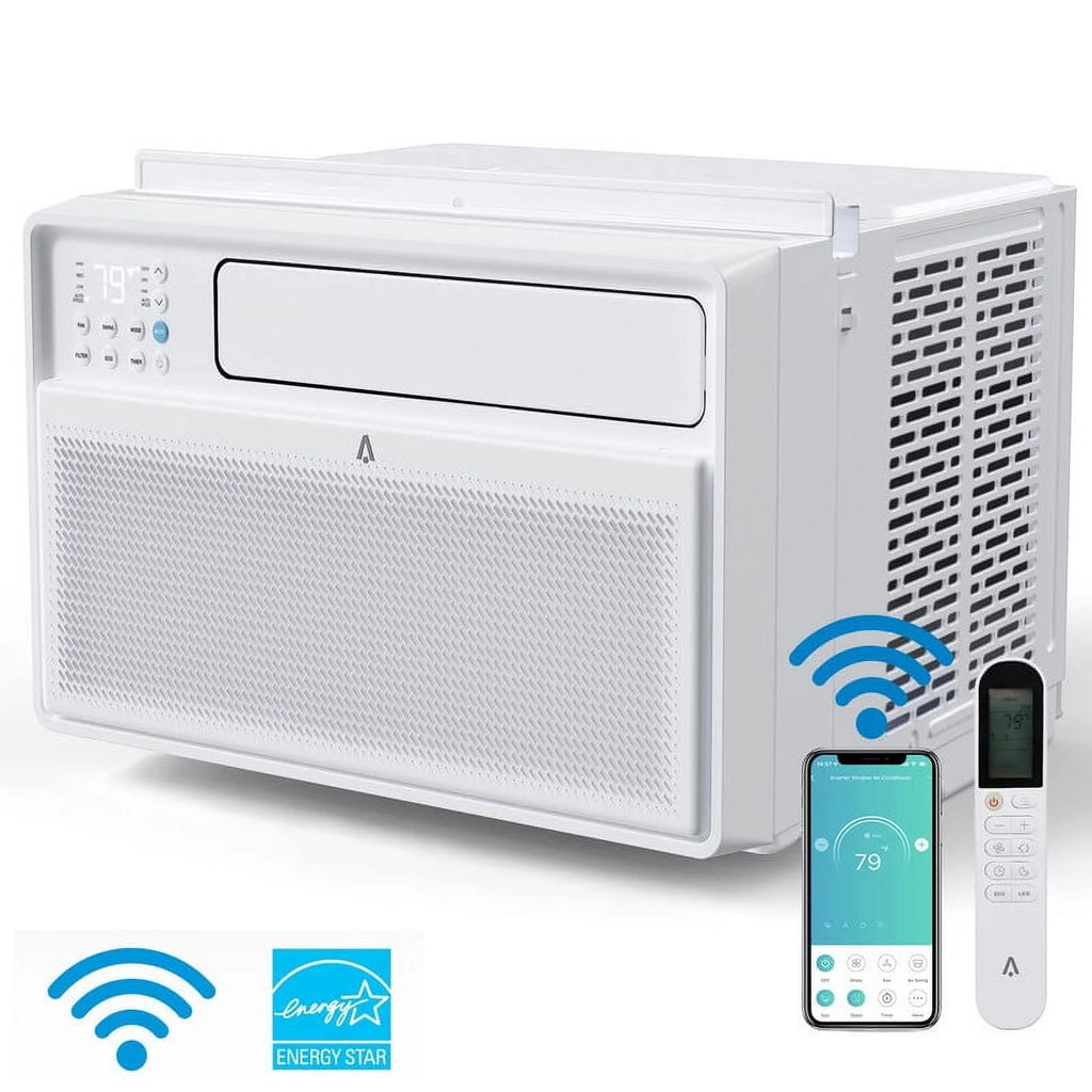 White 6,000 BTU Window-Mounted Air Conditioner N4053
