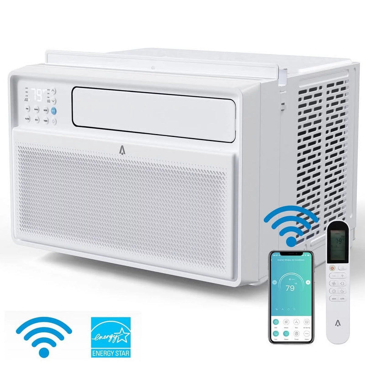 White 6,000 BTU Window-Mounted Air Conditioner N4053