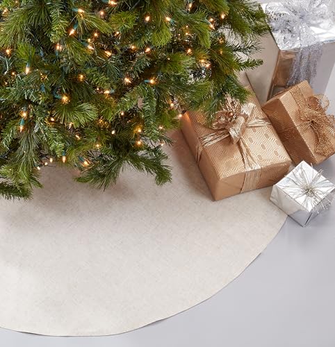 Linen Christmas Tree Skirt 56" K439078