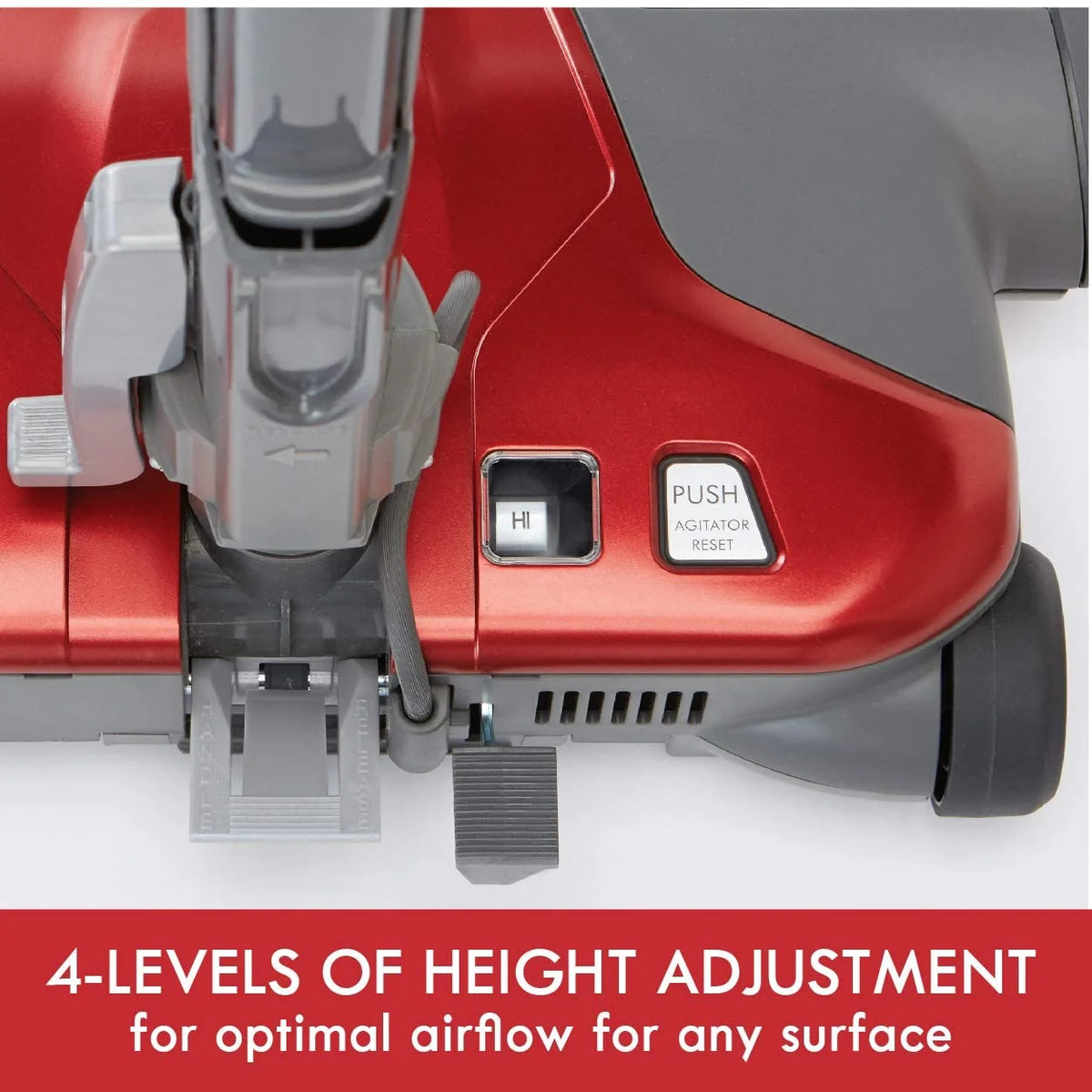 Red Bagged Canister Vacuum Cleaner I216