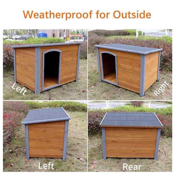 Large Wooden Dog House Z7255