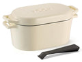 Black 3.4 Qt Enameled Cast Iron Dutch Oven with Lid U608910