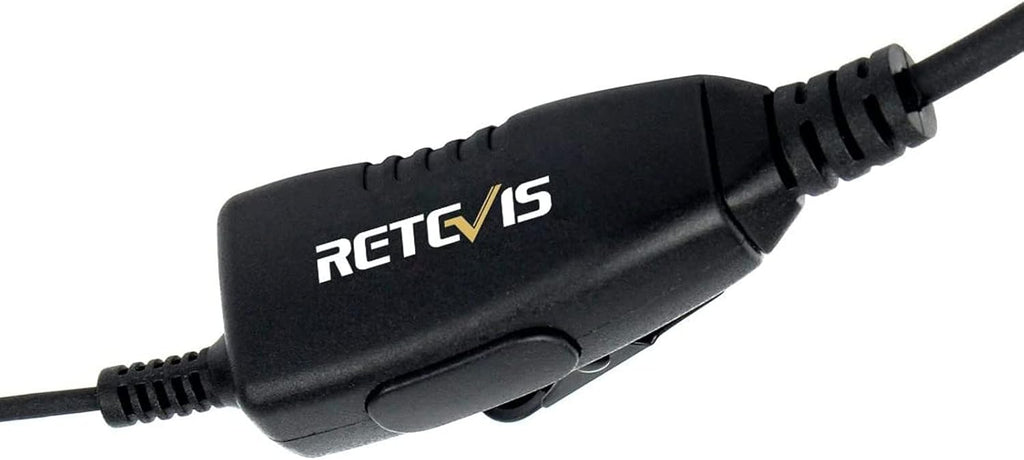 Case of 10 2 Pin D-Type Headset for 2 Way Radios P72069