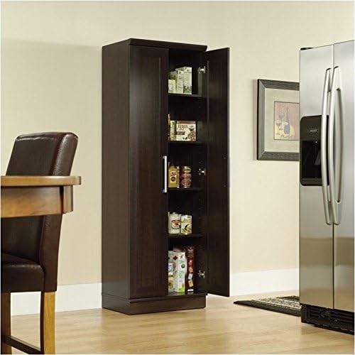 Wood Storage Cabinet in Dakota Oak I548