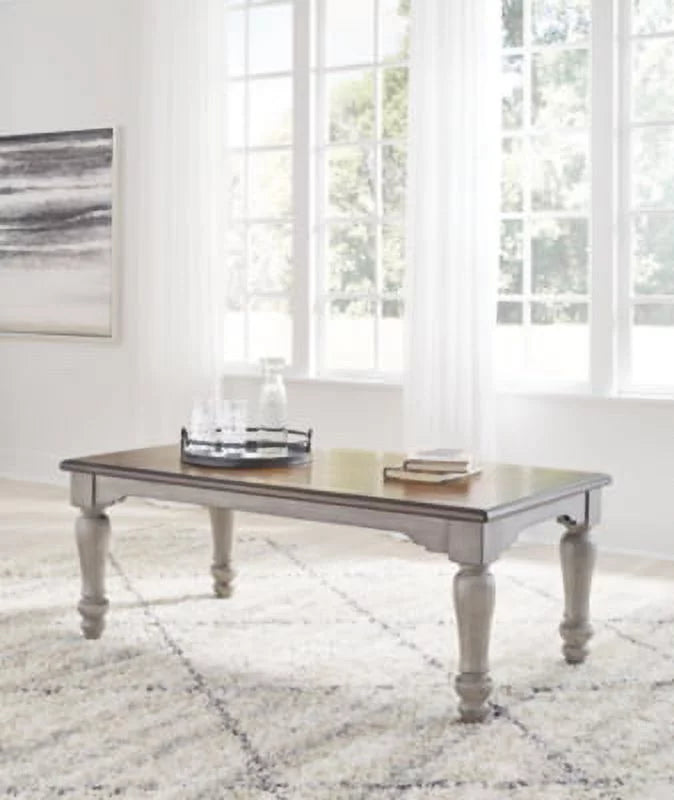 Antique Gray Brown Coffee Table G25509
