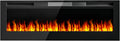 Electric Fireplace Heater with Remote Control, 750/1500W X7418
