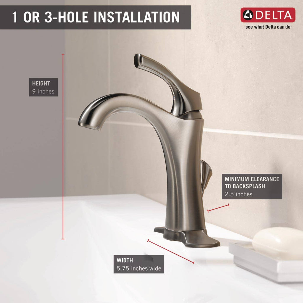 Single Handle Bathroom Faucet Venetian Bronze I223