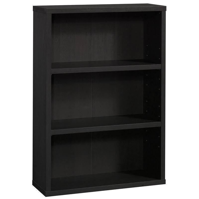 3-Shelf Engineered Wood Bookcase in Raven Oak Z4934