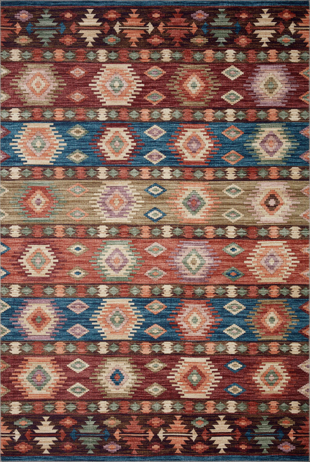 5' x 7'6" Southwestern Traditional Area Rug U21049