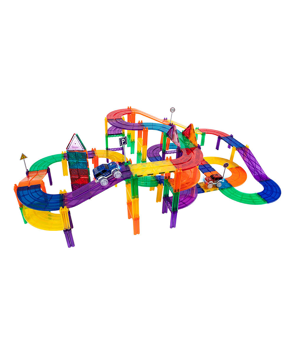 Magnetic Building Block Race Track 100 Piece Set R25056
